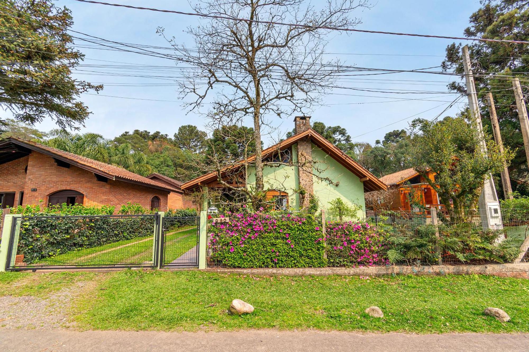 Villa Linda Casa 5 Quartos No Lago Negro Gramado Exterior foto